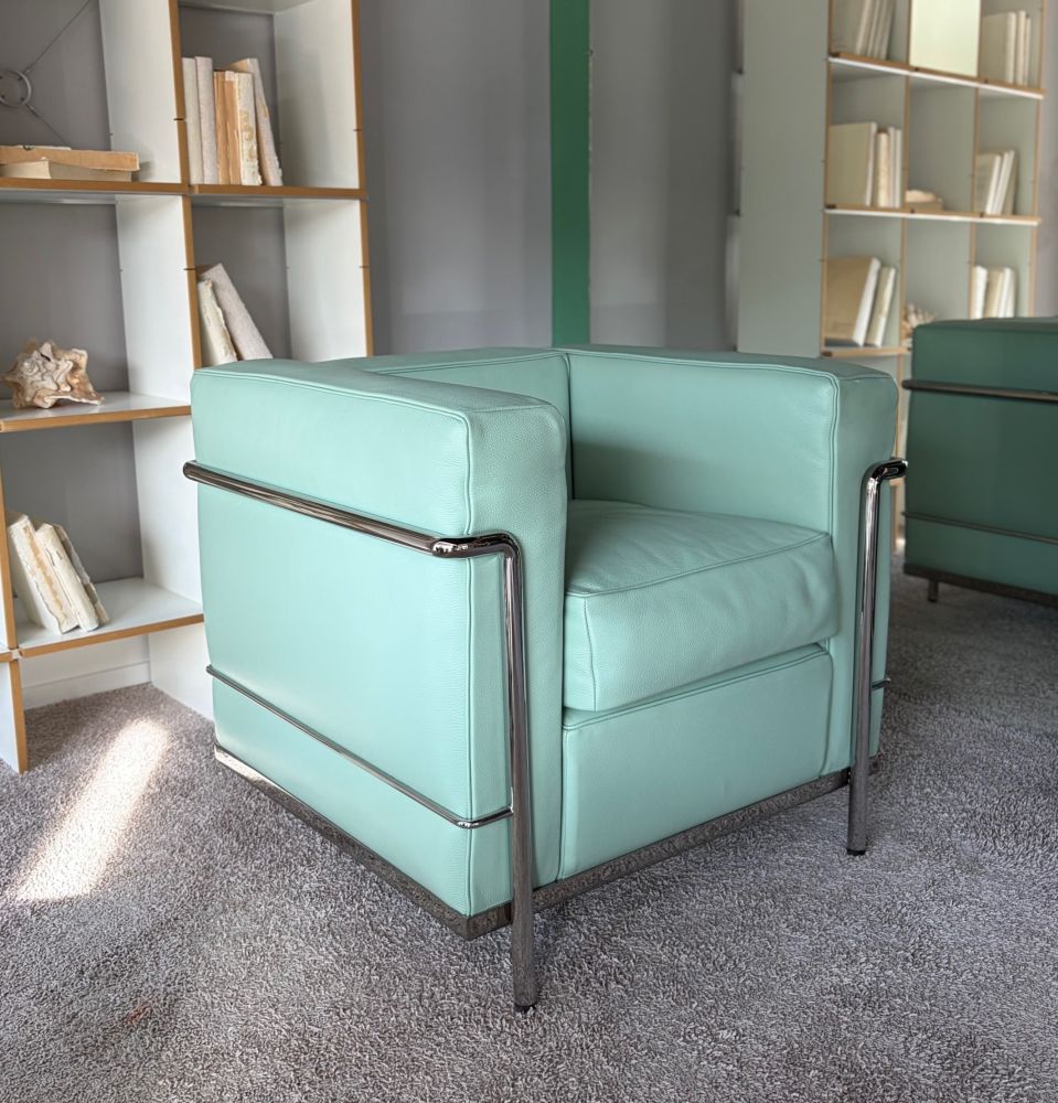 Cassina LC2 Grand Confort verde menta