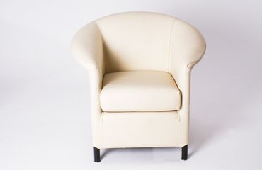 Wittmann Sessel Aura XL Nappa perlweiss