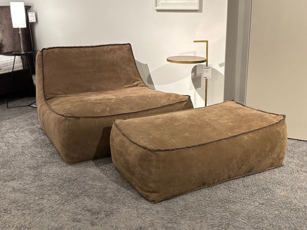 Verzelloni Sessel Zoe Large inkl. Hocker