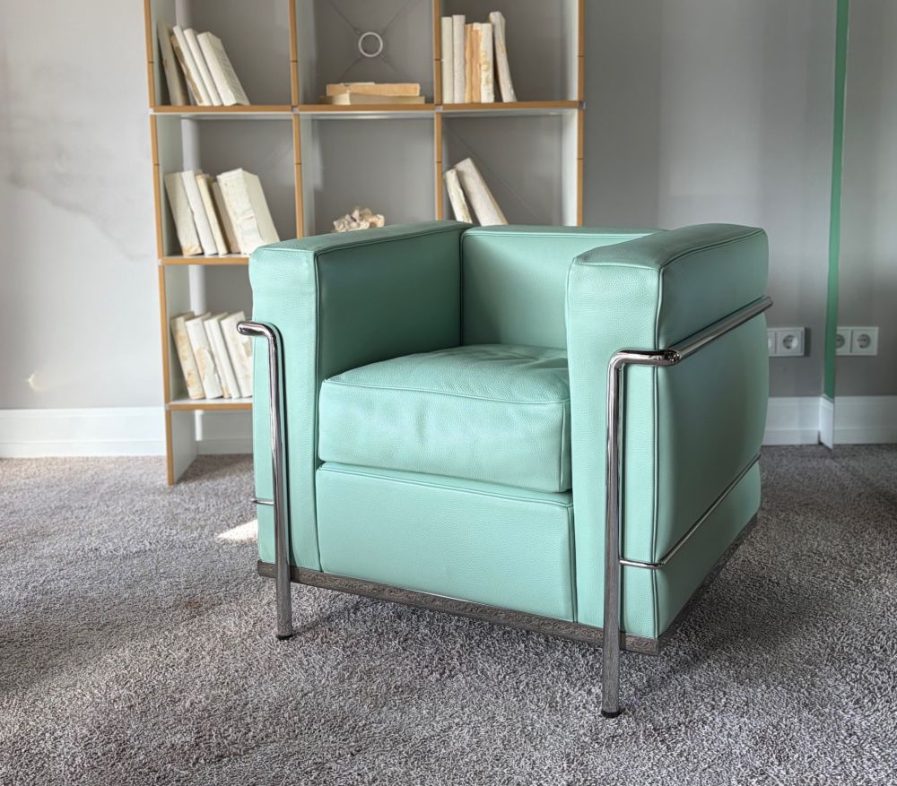 Cassina LC2 Grand Confort verde menta